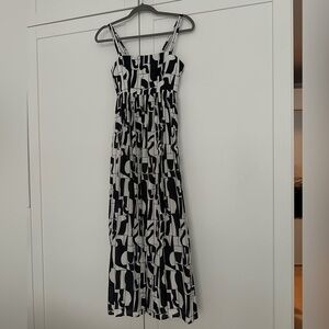 Misirli Brandnew summer dress cotton blend- color black and white size 0